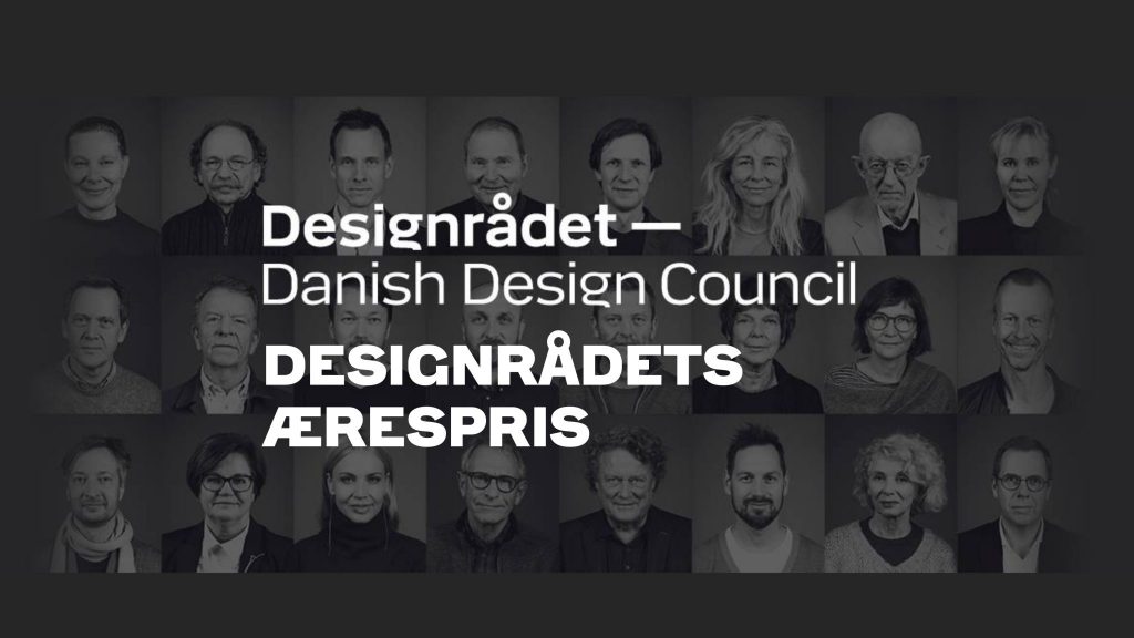 Designrådets Ærespris uddeles ved Danish Design Award